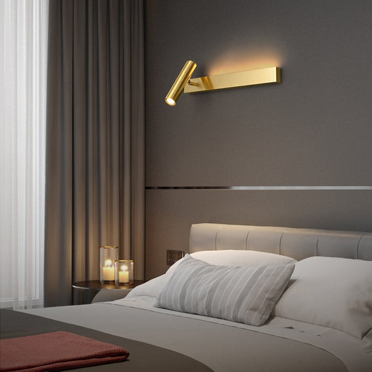 Applique murale minimaliste LED avec spot Irvinne