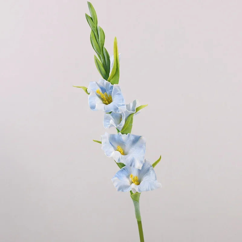fleurs artificielles glaïeuls pour décoration de fête et bureau - vue 8 sur 12