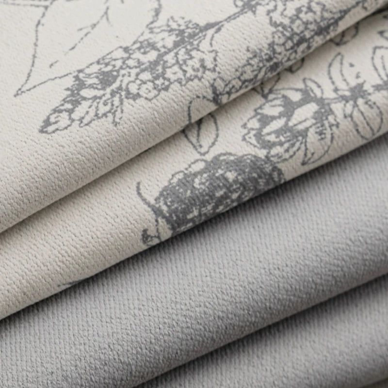 Rideau style chinois floral pour salon chambre