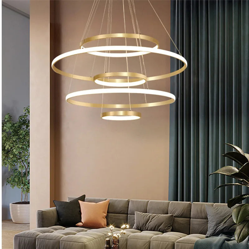 lustre moderne nordique avec télécommande et design épuré - vue 3 sur 30