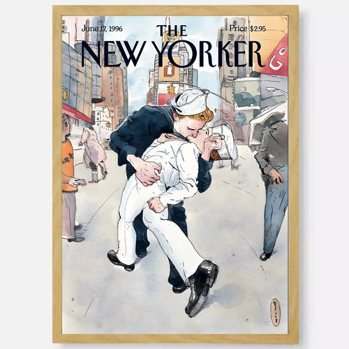 affiche new yorker art mural autocollant étanche décoration esthétique