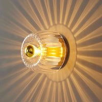 applique murale en verre pour décoration intérieure moderne