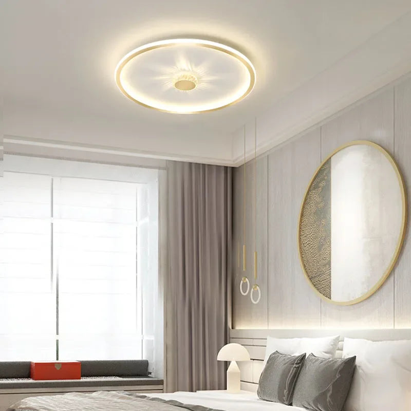 Plafond moderne à LEDs lampe pour salon salle à manger chambre d'enfants allée cuisine plafonnier intérieur décor à la maison luminaire - vue 4 sur 12