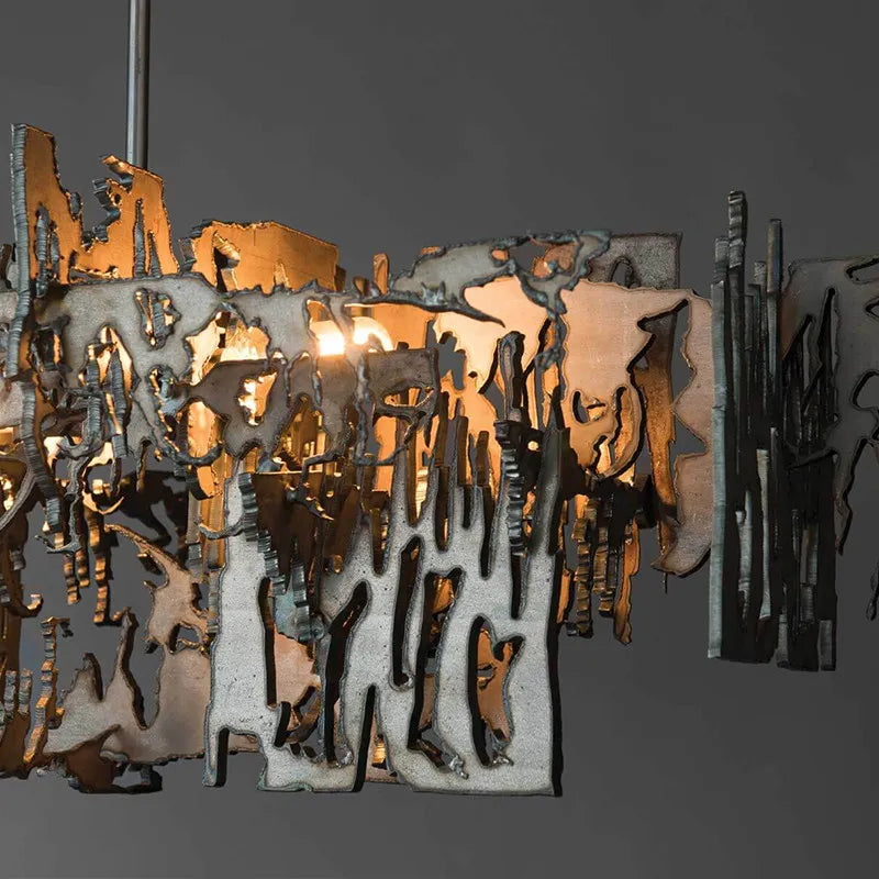 lustre post-moderne artistique pour restaurant éclairage décoratif de table - vue 5 sur 6