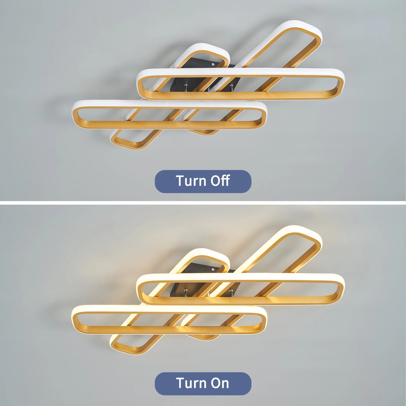 lustre moderne à LED design créatif pour intérieur - vue 3 sur 10