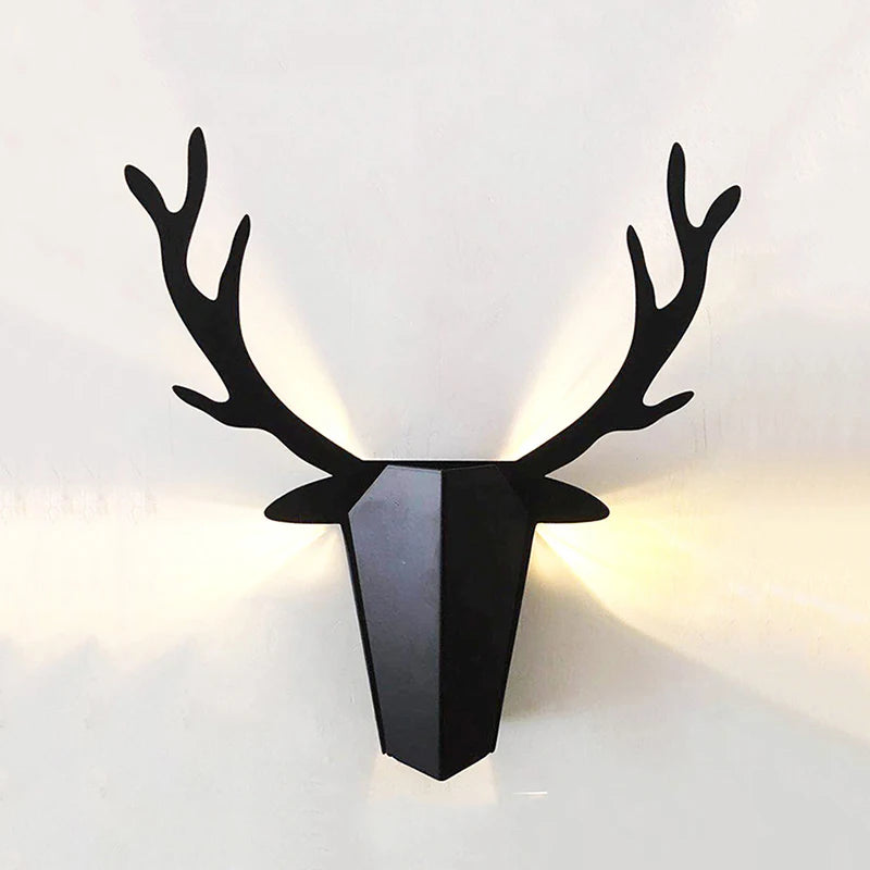 Applique murale LED moderne en bois