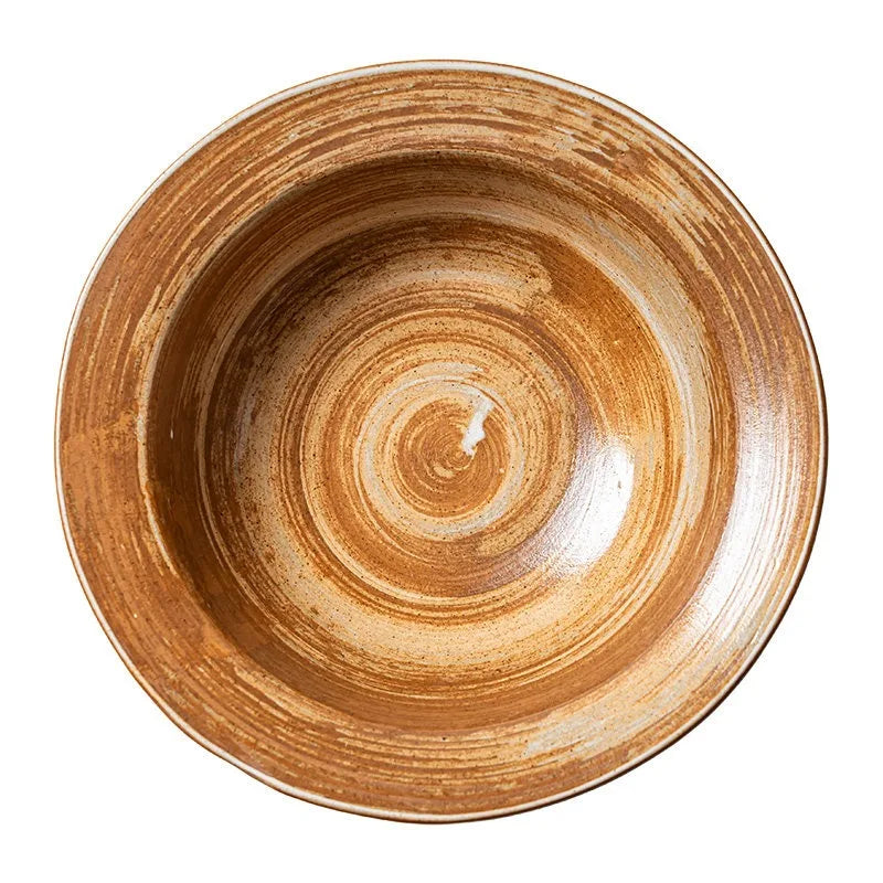 Bol ramen style chapeau paille céramique texture japonaise - vue 5 sur 7