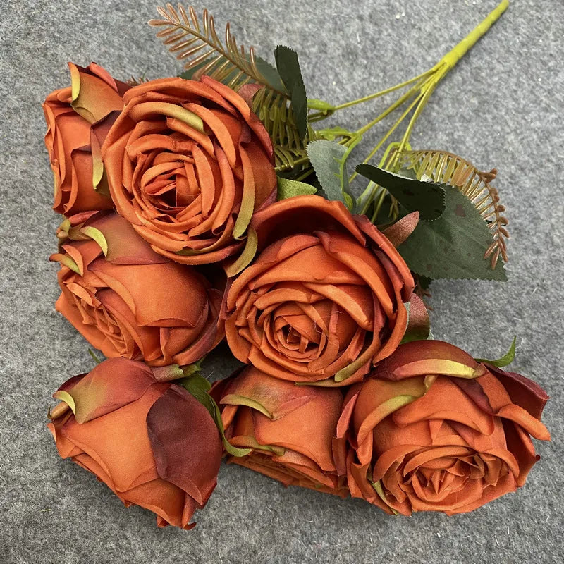 bouquets de roses artificielles pour décoration de mariage et artisanat - vue 16 sur 17