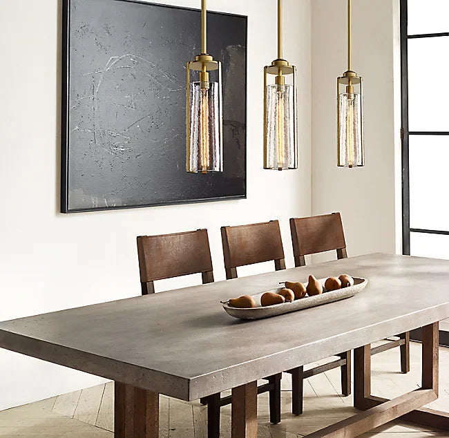 lustre en verre nordique style industriel décoratif pour restaurants et hôtels - vue 5 sur 9