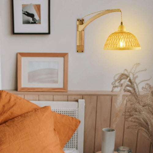 applique murale pliante vintage en bois rétro décoratif pour intérieur