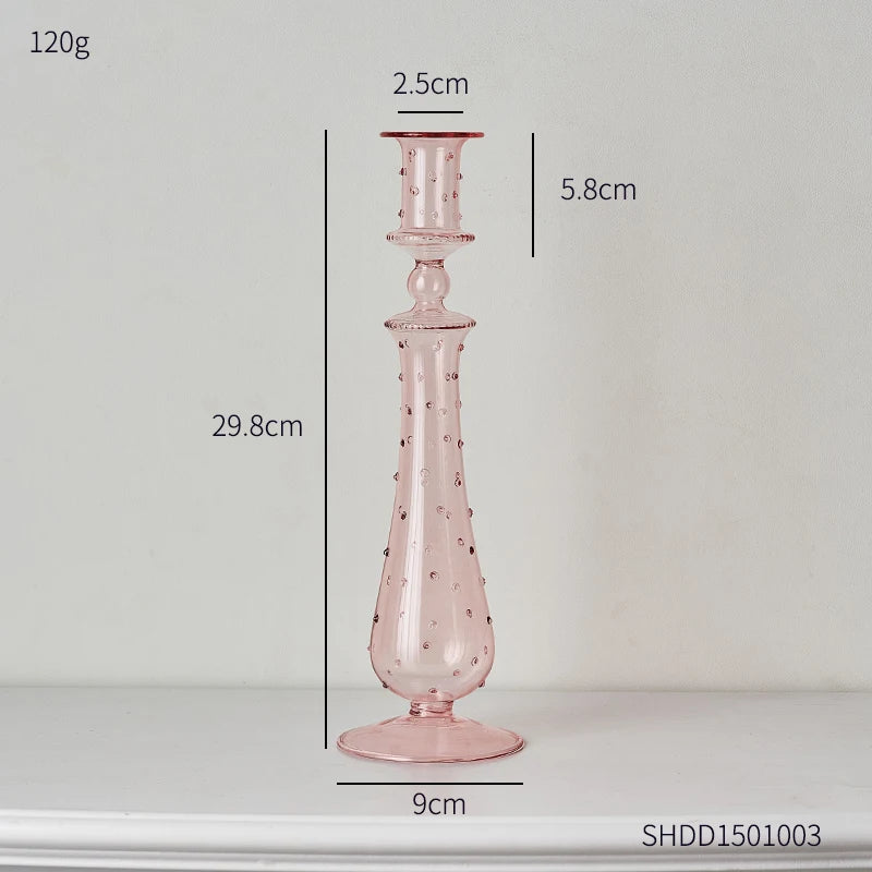 bougeoir en verre créatif pour décoration moderne et élégante - vue 10 sur 10