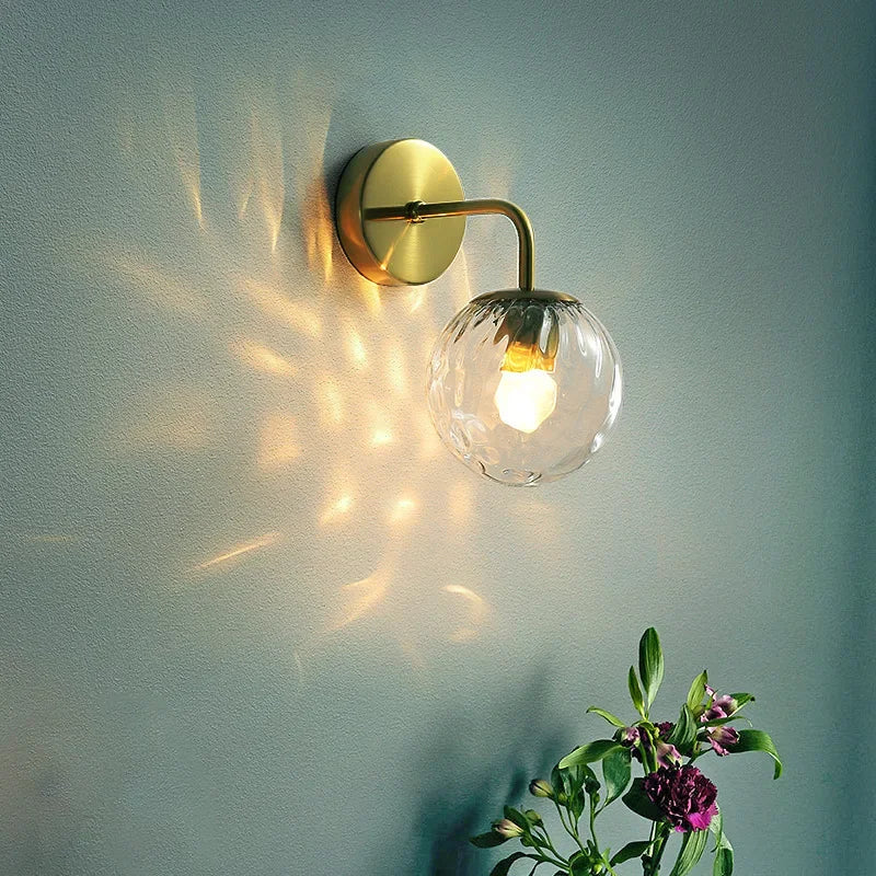 applique murale en verre style européen à led pour intérieur - vue 4 sur 6