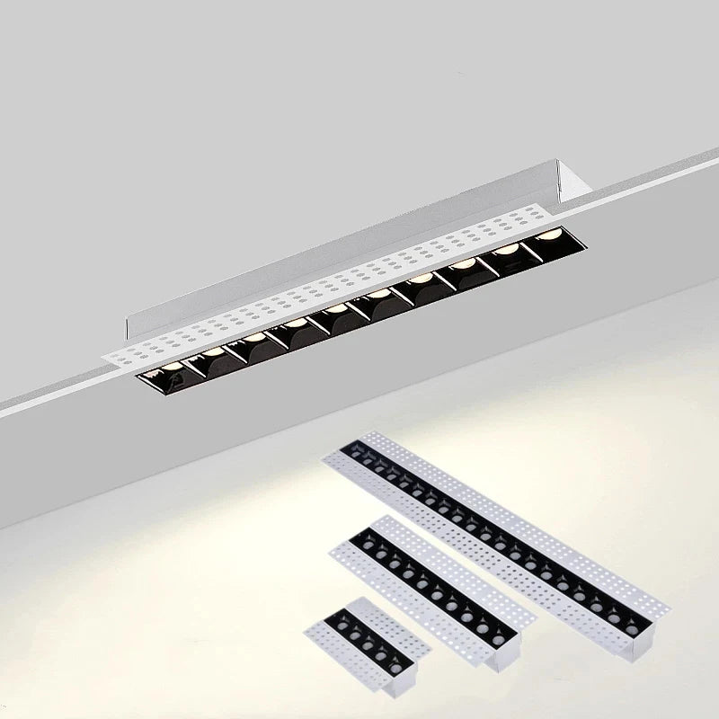 spot led encastrable magnétique moderne éclairage linéaire intérieur