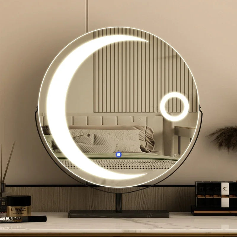 miroir led étoile moderne pour filles et cosmétiques luxe - vue 6 sur 14