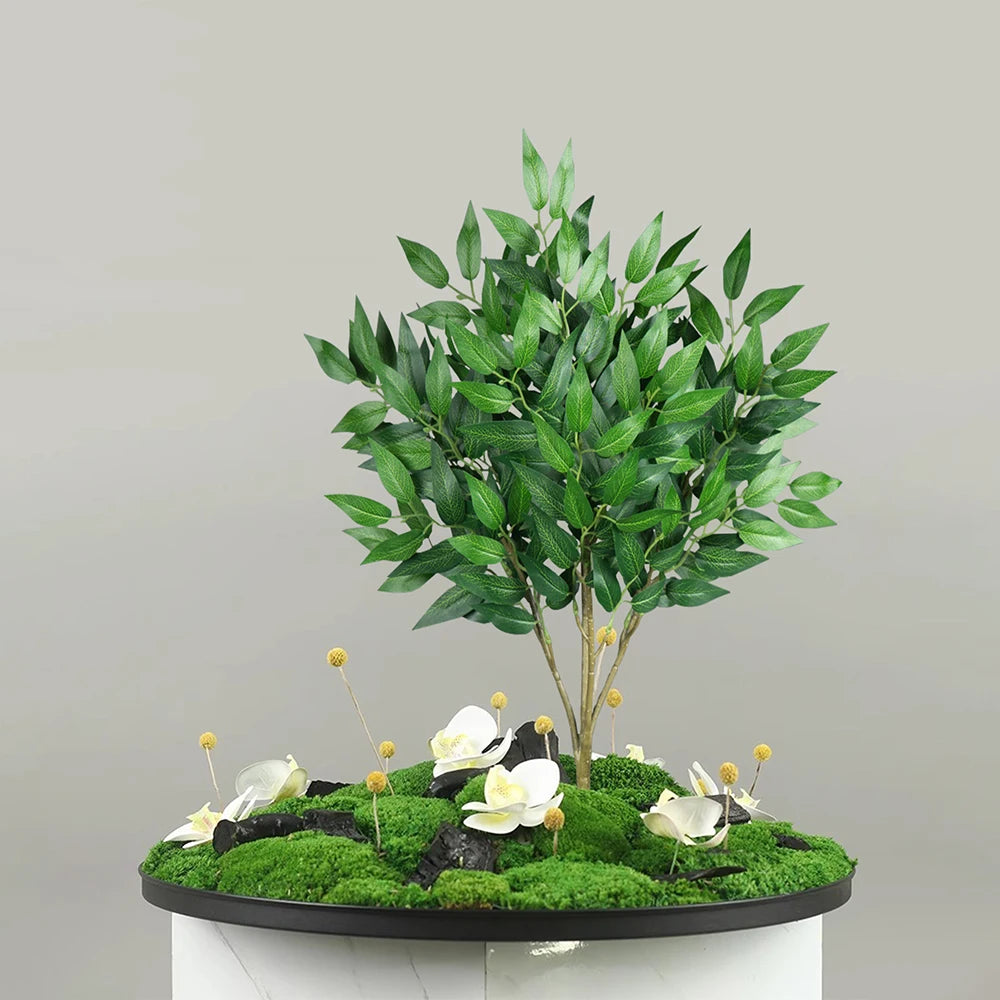 plantes artificielles eucalyptus saule tropical décoration intérieure et extérieure - vue 5 sur 9