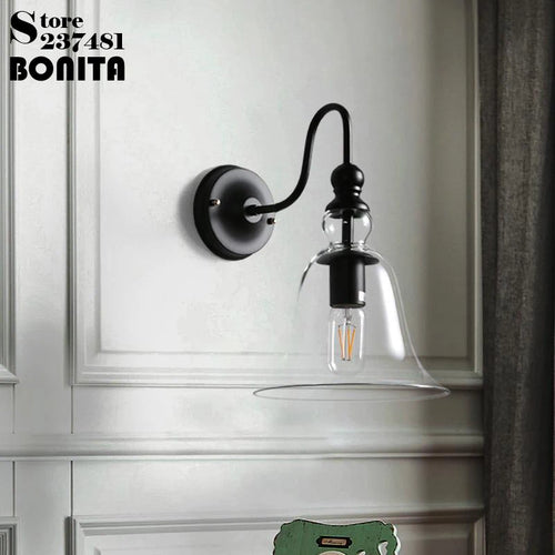 applique murale vintage en fer style industriel pour intérieur extérieur