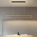 suspension led moderne éclairage intérieur design rectangulaire