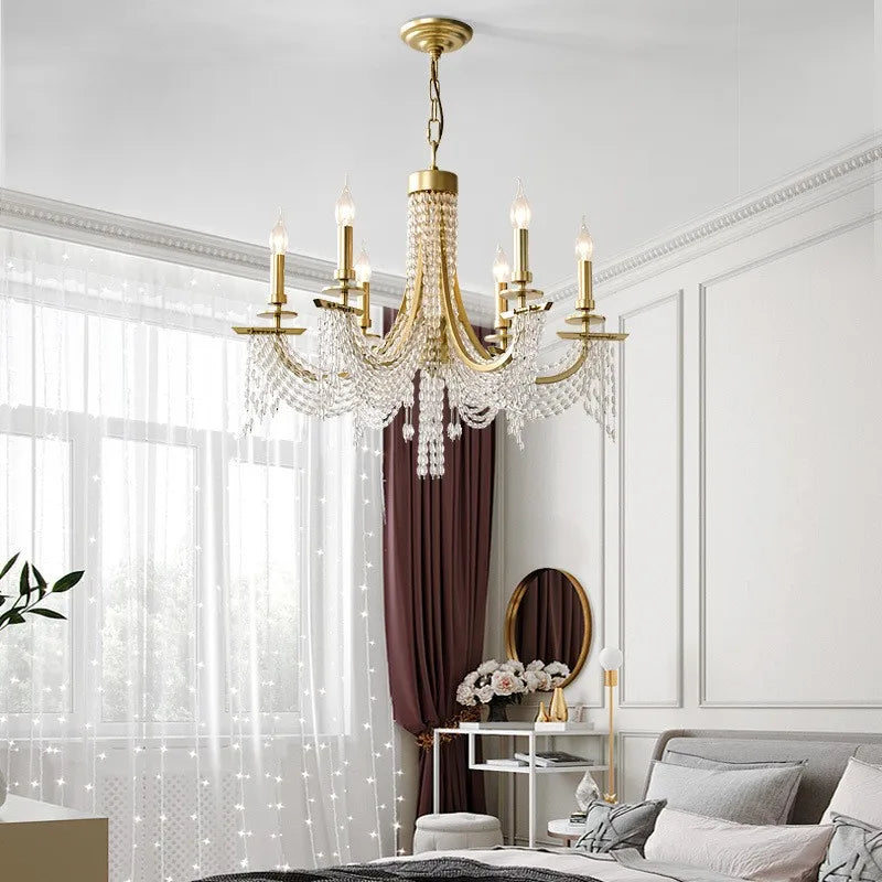 applique murale led décorative en cristal moderne et luxueuse - vue 5 sur 8