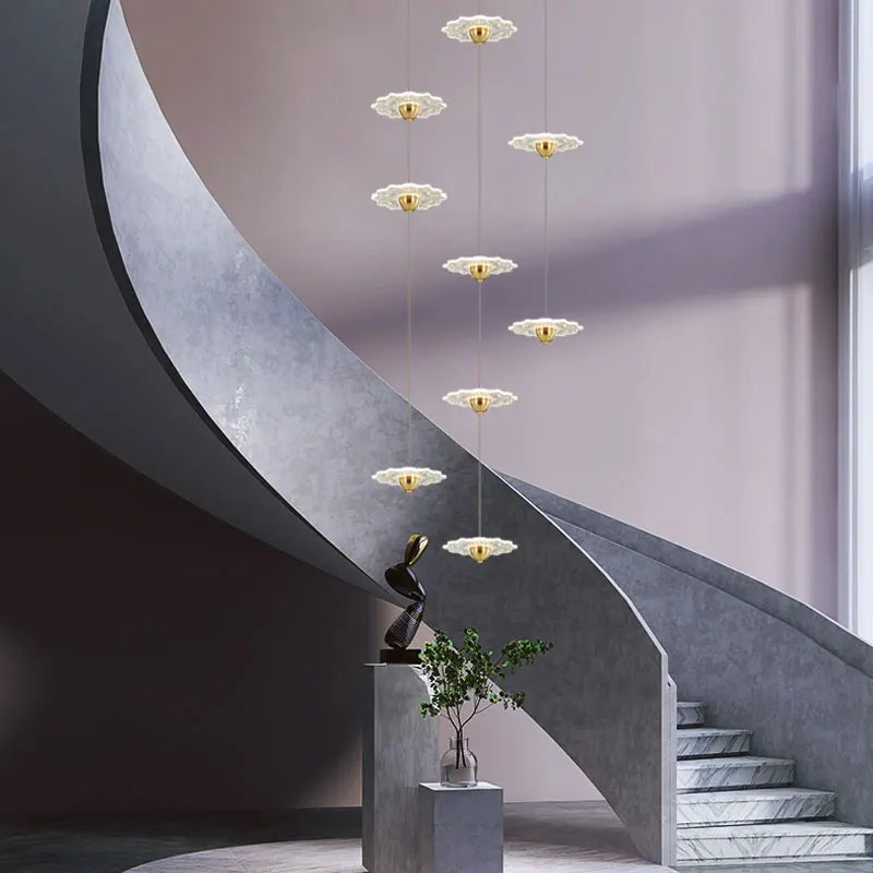 lustre moderne à led pour éclairage intérieur décoratif - vue 3 sur 26