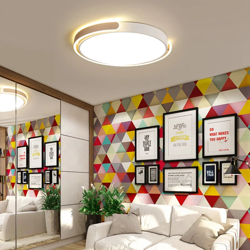 plafonnier led minimaliste moderne lustre nordique décoration maison