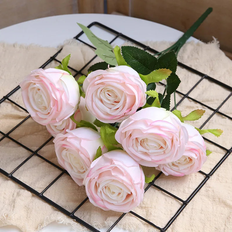 bouquets de roses artificielles pour décoration de mariage et artisanat - vue 8 sur 17