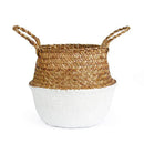 panier en osier tressé pour rangement et décoration polyvalente