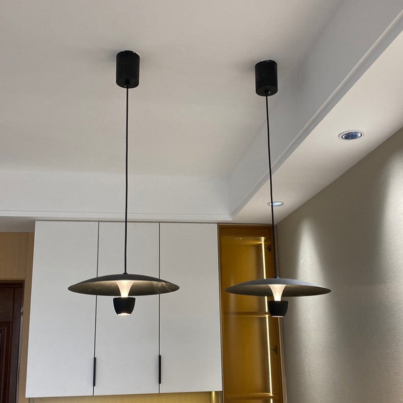 Suspension design LED avec abat-jour arrondie nordic Fuji - vue 4 sur 8