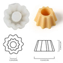 moule à bougie en silicone pour créations artisanales parfumées