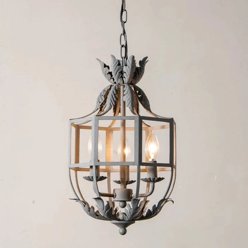 lustre style loft américain vintage en fer nordique rural