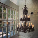 lustre en cristal à 44 bras pour hôtel et centre commercial