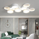 Moderne Smart Led Dimmable Lustre salon blanc plafond Lustre lampe Lustre Led Luminarias lampes Led montées irrégulières