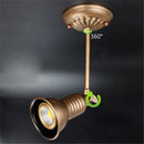 Mini lampe suspendue rustique avec douille E27 en céramique
