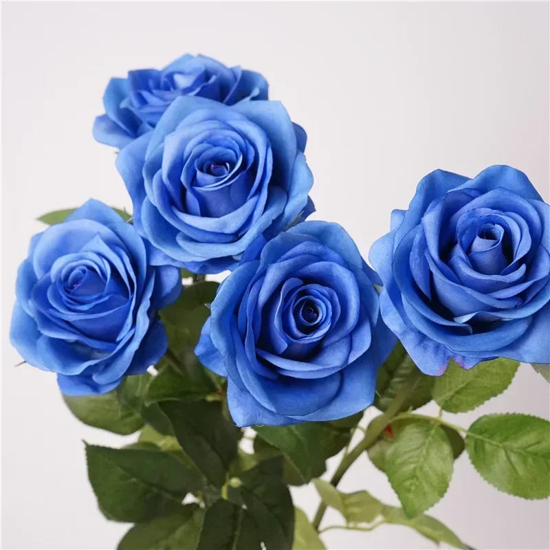 branche de roses artificielles réalistes pour décoration élégante