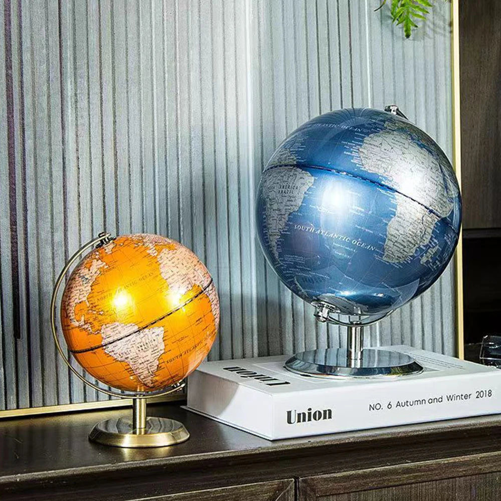 globe rotatif créatif en style européen décoration artisanale - vue 7 sur 8
