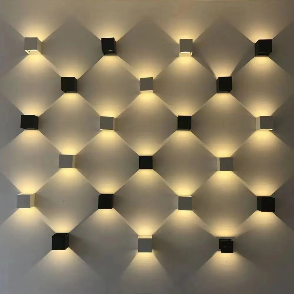 applique murale led simple en aluminium petite veilleuse d'ambiance - vue 6 sur 8
