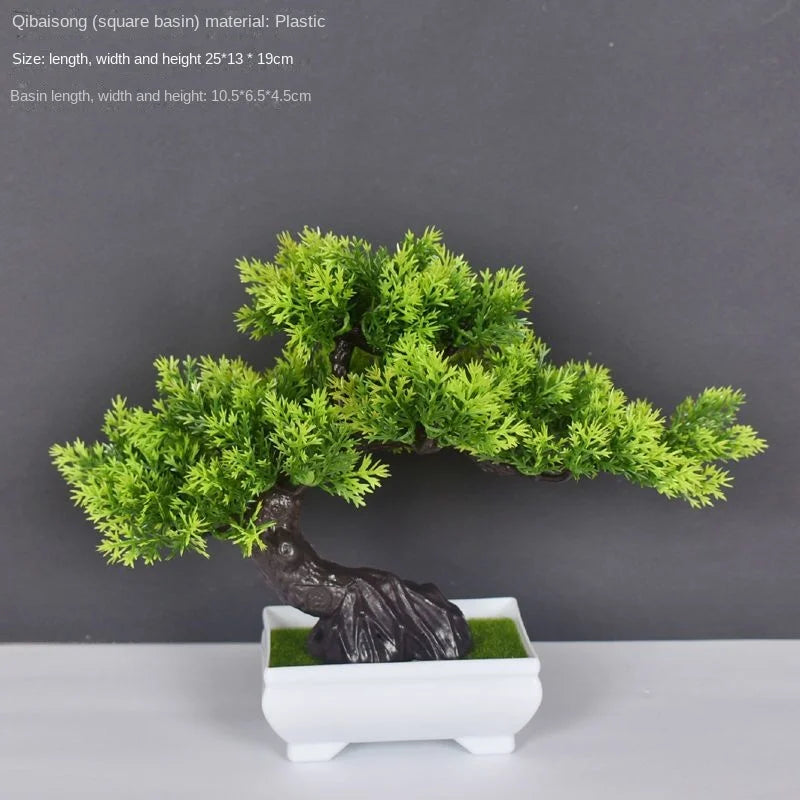 plante artificielle bonsaï en plastique pour décoration intérieure - vue 21 sur 41