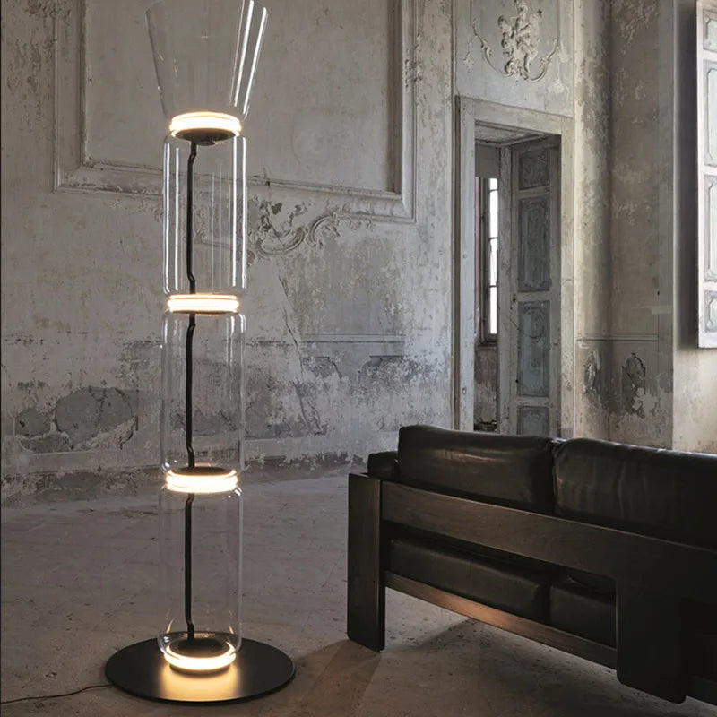 Lampe Design italien en verre Nordique LED - vue 3 sur 19