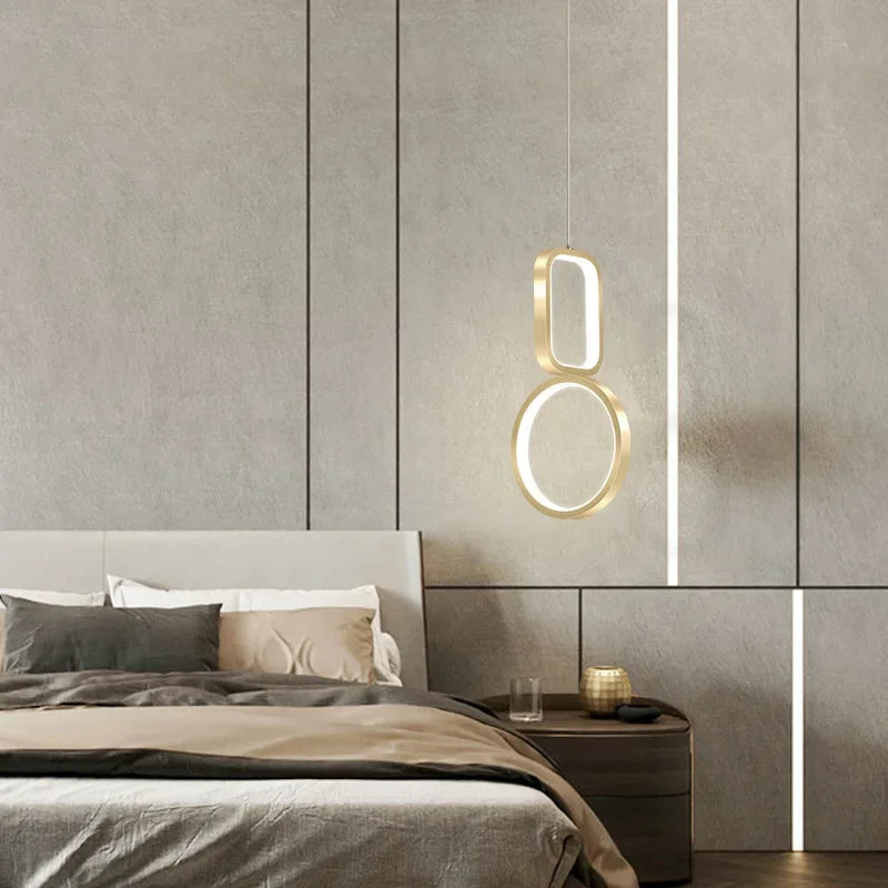 suspension moderne à led pour décoration intérieure élégante - vue 3 sur 10
