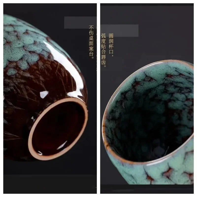 Tasse à thé kung fu céramique style tianmu