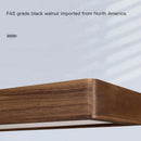 suspension moderne à led en bois avec télécommande pour éclairage intérieur