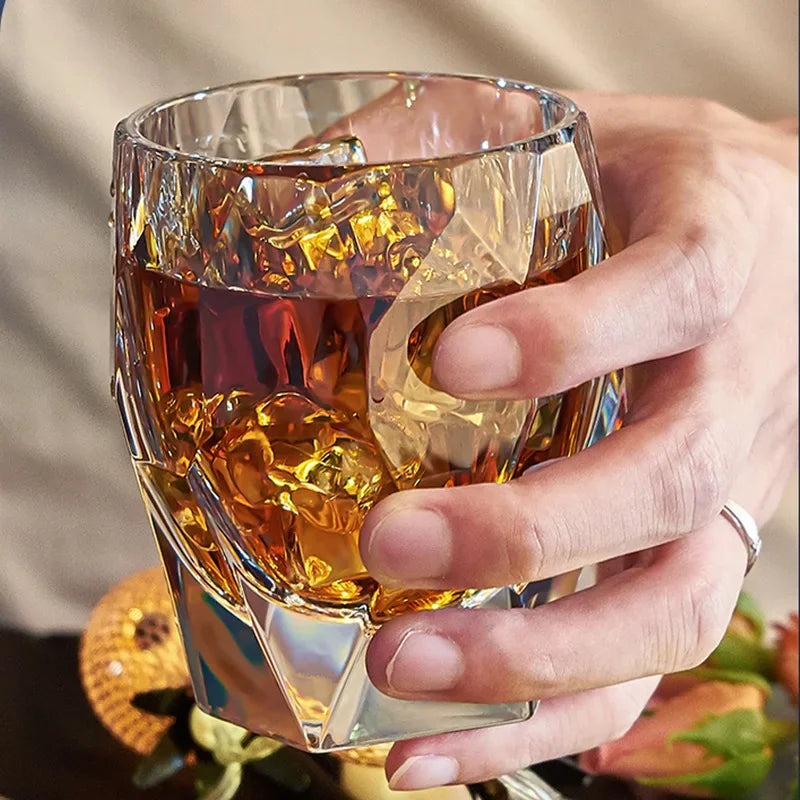 Verre style western motif crâne pour whisky bière