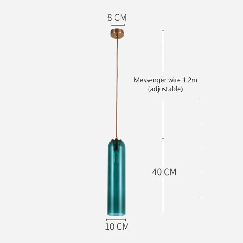 Suspension nordique LED en verre - vue 7 sur 11