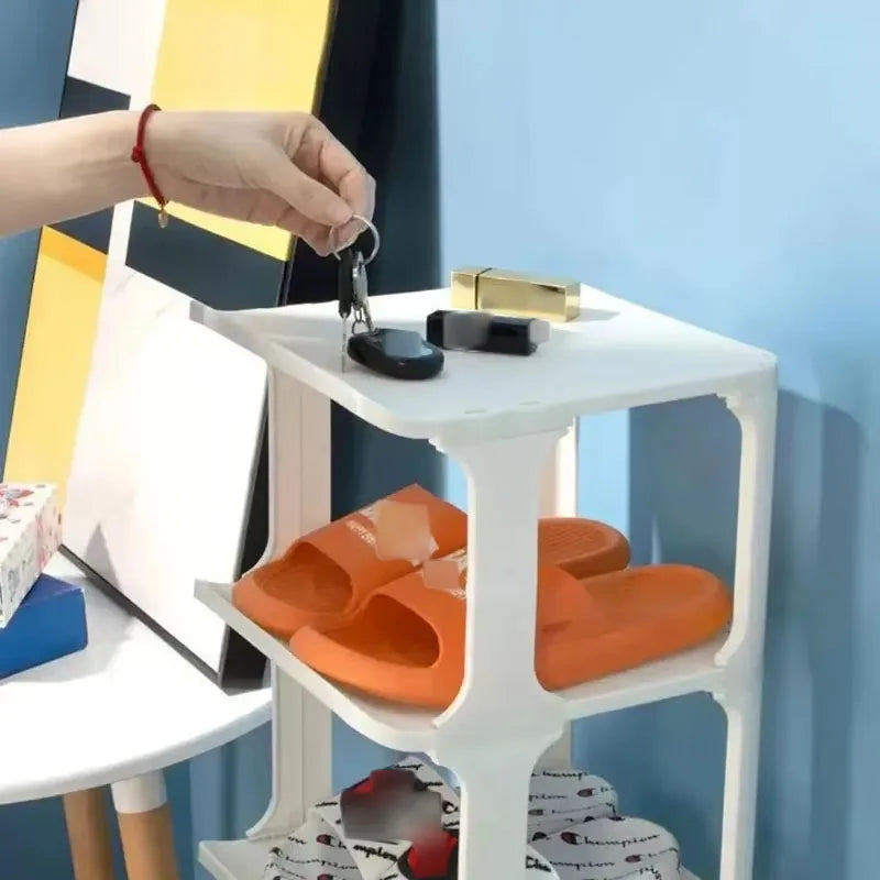 étagère à chaussures simple gain de place pratique et moderne - vue 4 sur 9