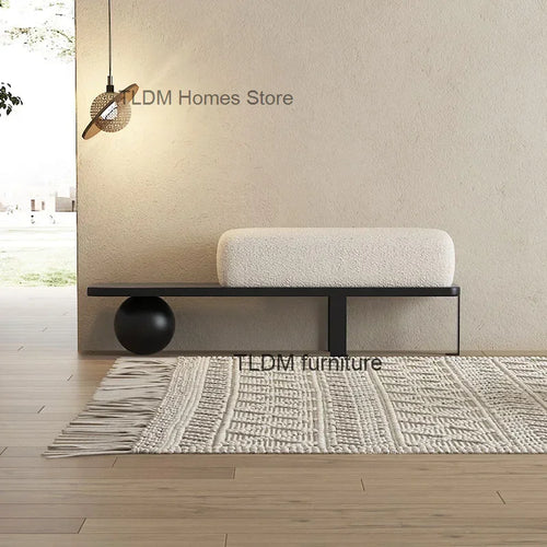 poufs nordiques en flanelle design créatif luxe pour intérieur