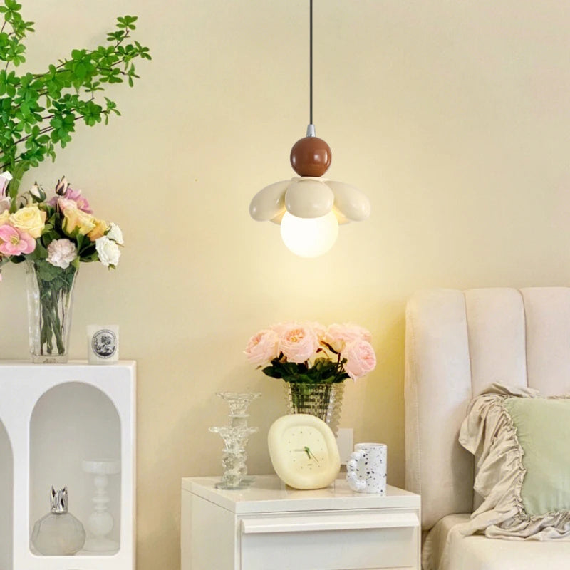 lustre moderne à pétales pour chambre d'enfant - vue 2 sur 17