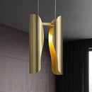 suspension en cuivre design moderne pour restaurant et intérieur