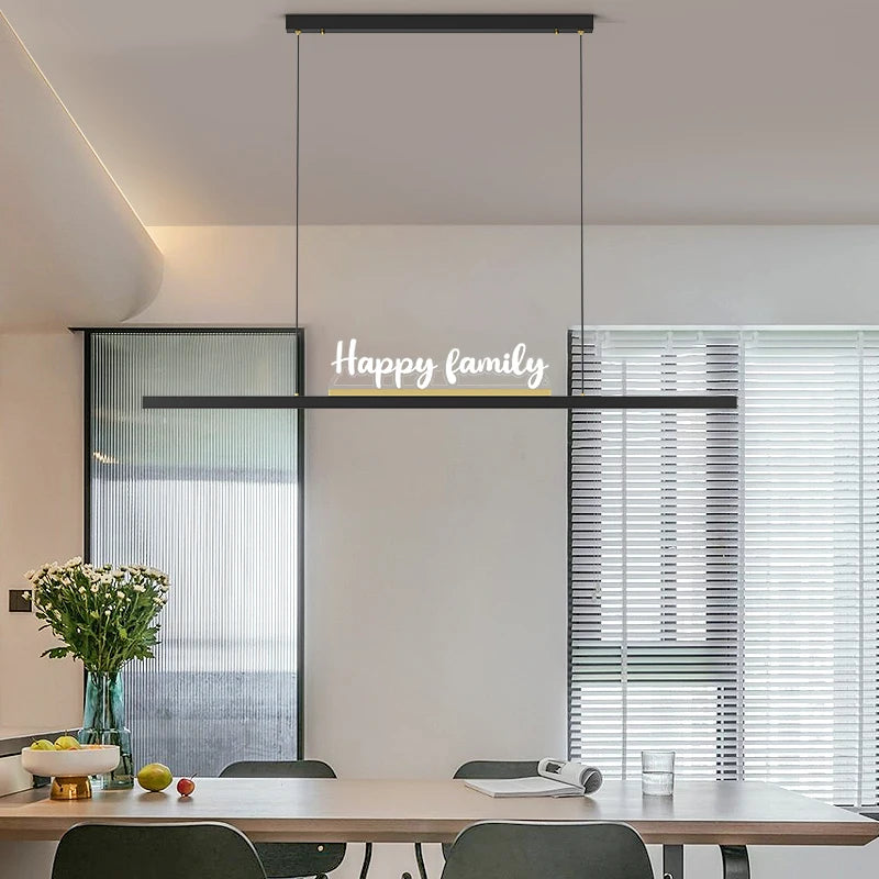 qiyimei lampe suspendue led éclairage intérieur décoration - vue 3 sur 15
