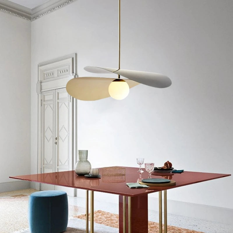 lampe suspendue en métal et verre pour boutique - vue 2 sur 6