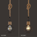 Décoration moderne simple luminaire style campagnard nordique ficelle créative rétro nostalgique salon hôtel chambre lustre