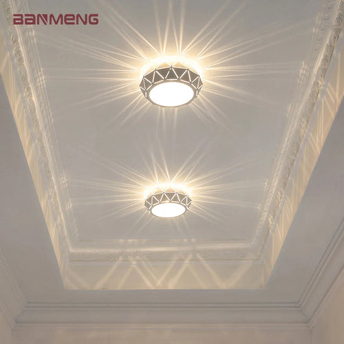 Plafonnier LED moderne simplicité 5W 12W